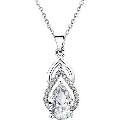 Clearance Sale! Ladies' Necklace Pendant Teardrop Necklace Birthday