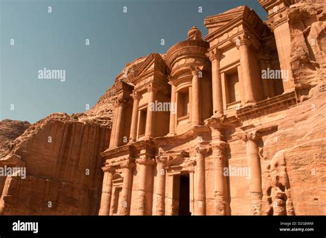 The monastery,Petra Stock Photo - Alamy