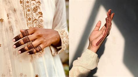 arabic mehndi designs  fingers