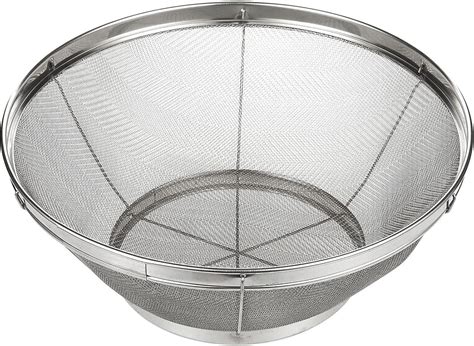 amazoncom stainless steel fine mesh strainer large metal colander