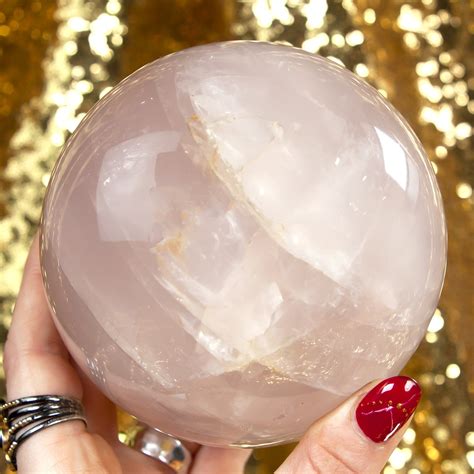 Gemstone Sale: Rose Quartz Sphere