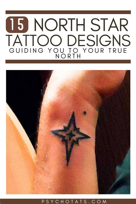 15 North Star Tattoo Designs Guiding You to Your True North - Psycho Tats