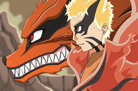 Naruto Uzumaki Bijuu Mode Wallpaper