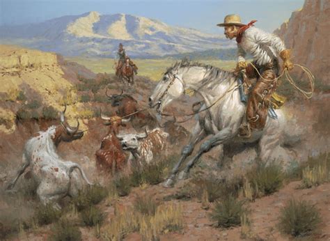 The Rebel Steer | Cowboy | Western Art | Thomas - Fine Art | American ...