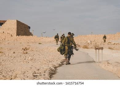 Military Training Zone Israeli Soldiers Walking Stock Photo 1615716754 ...