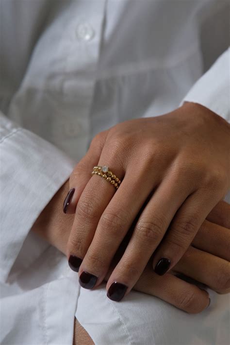 Lumiere 18K Gold Bubble Ring – Lumiere by Tinderellaz