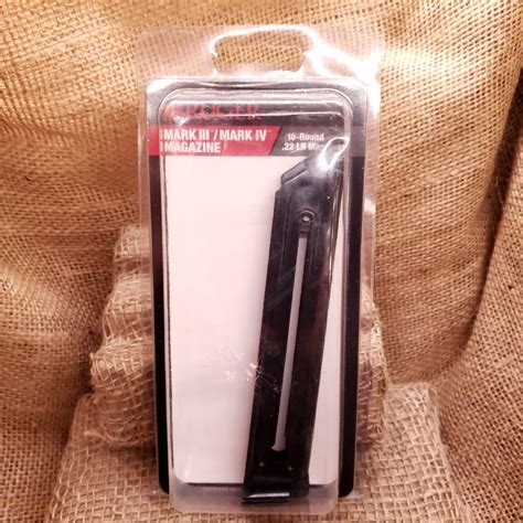 New-Old-Stock Ruger Mark IV 22LR 10-Round Magazine | Factory | Fits MK ...