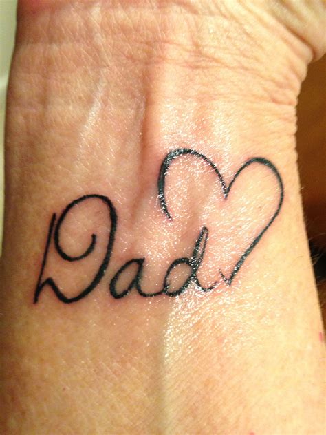Meaningful In Memory Of Dad Tattoos For Daughters