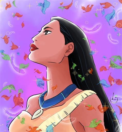 Pocahontas Disney Portrait