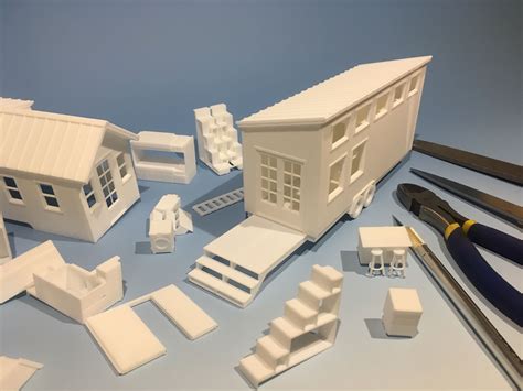 cool 3D Printed Tiny House Scale Model Prototype V2 | Scale model homes ...