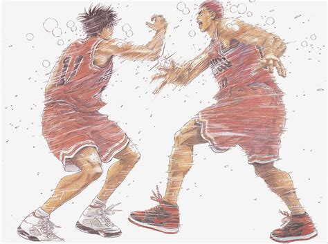HD wallpaper: slum dunk, basketball, Slam Dunk, Sakuragi Hanamichi