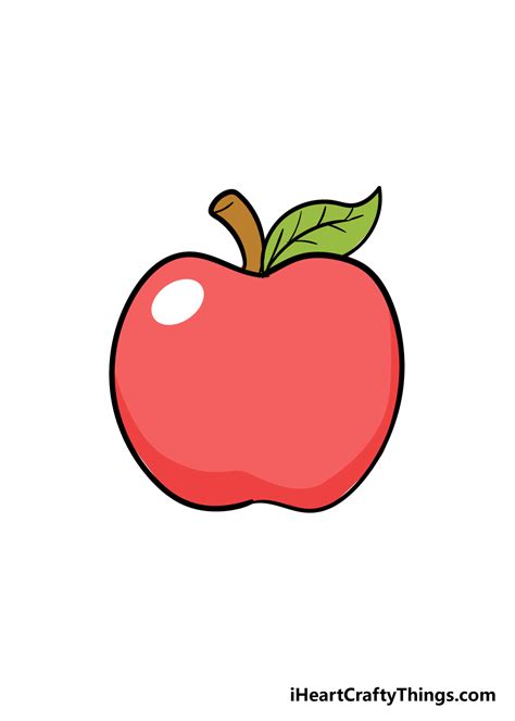 coloring apple drawing  kids