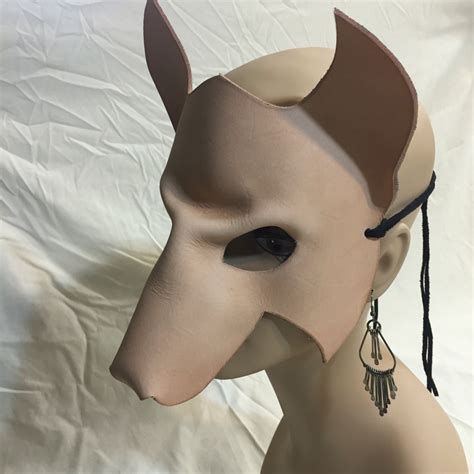 DIY Leather Wolf Mask Base MADE to ORDER Unpainted Raw