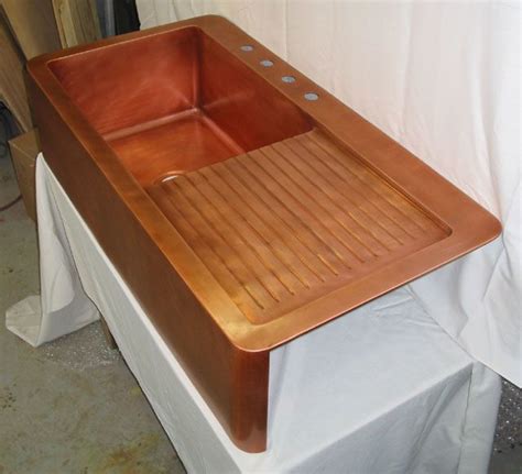 Copper sink | Copper apron sink, Copper sink, Apron sink