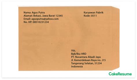 Contoh Amplop Surat - 53+ Koleksi Gambar