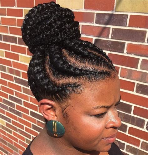 Unique Braided Updo Hairstyles For People Black Hair Goddess Locs ...