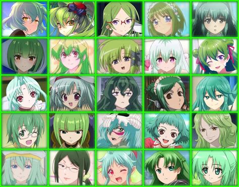 Anime Characters With Green Hair