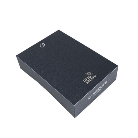 Картодържател C-secure сив цвят CS00104 - Leather Land