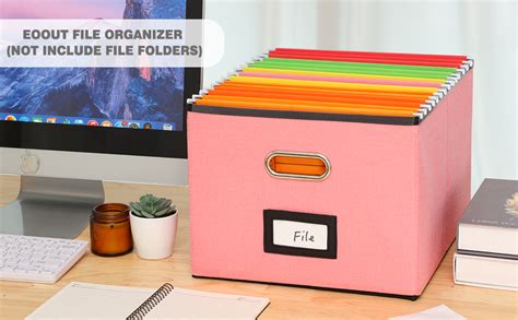 Amazon.com: EOOUT File Organizer Box, 1 Pack, File Folder Organizer ...