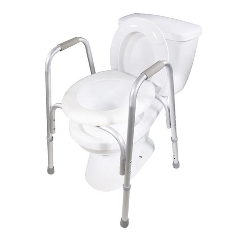 Pcp Raised Toilet Seat And Safety Frame Two In One | Desertcart Brunei