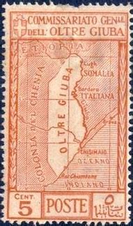 Maps on Stamps : Jubaland | A Database of Cartophilately