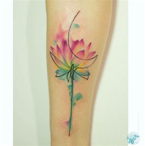 Watercolor Flower Tattoo | Best Tattoo Ideas Gallery