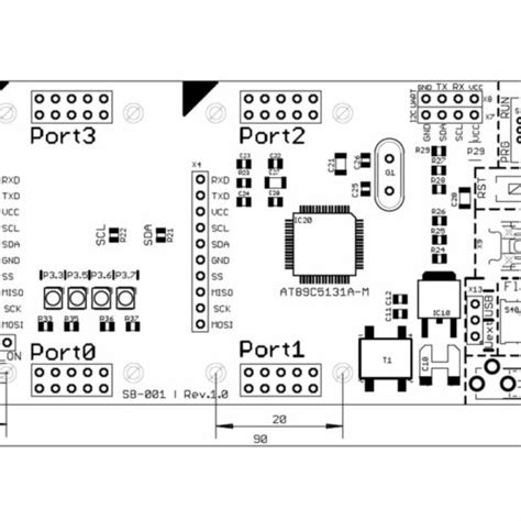Zusatzmodul 8x Tasten ZB-006 - 8051-mikrocontroller.de