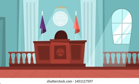 Courtroom Royalty Free Stock SVG Vector and Clip Art