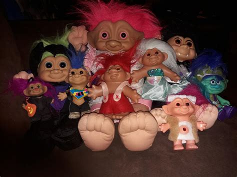 collection  trolls dolls     rnostalgia