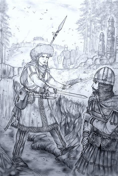 Malusha of VelKae Kyunyedziestvo (Proto -Slav) by Gambargin on DeviantArt