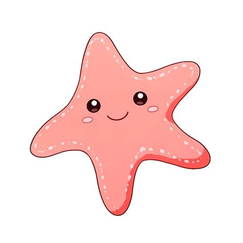 Premium PSD | Cute starfish clipart