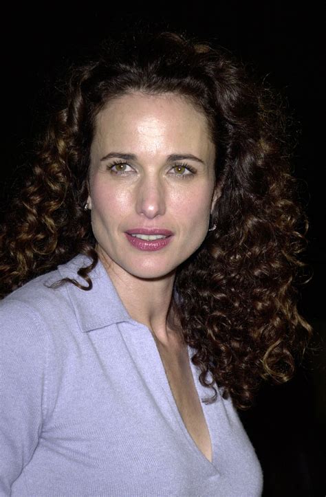 At 64 Andie Macdowell Is Happy with Her Gray Hair & Wrinkles, Ignoring