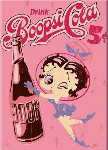 boopsi cola picture collage wall retro poster art collage wall