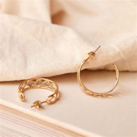 Kate Middleton's Sézane Bruna Gold Hoop Earrings