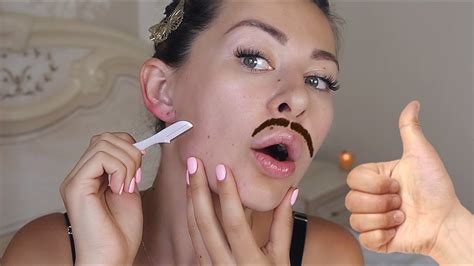 БРИТЬ ИЛИ НЕ БРИТЬ ЛИЦО ДЕВУШКАМ????? - YouTube