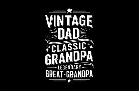 VINTAGE DAD CLASSIC GRANDPA Graphic Desi Graphic by Style Echo