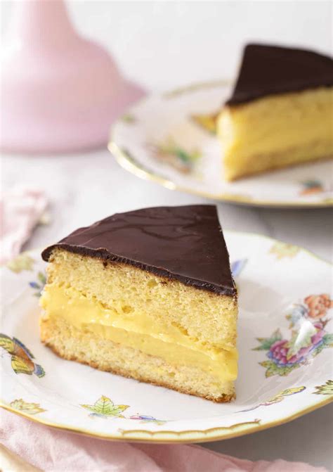Boston Cream Pie - Preppy Kitchen