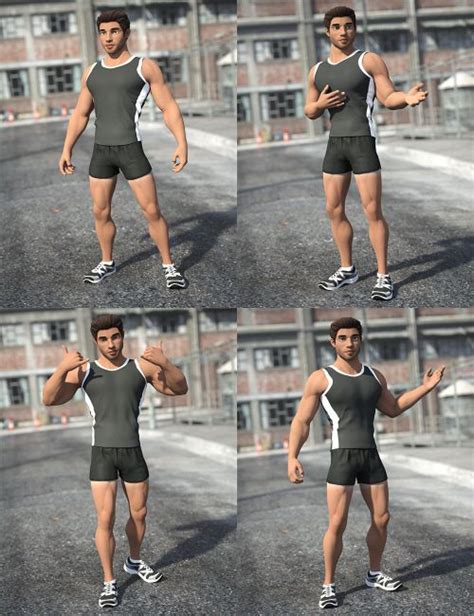 da nice guy poses  guy   models  daz studio  poser