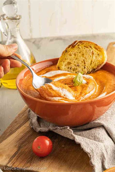 Homemade Low Carb Tomato Soup Recipe from Scratch