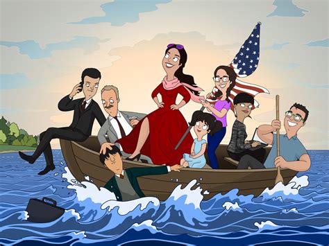 Cartoon Parody of Veep Poster Family Portrait Mother Gift - Etsy UK