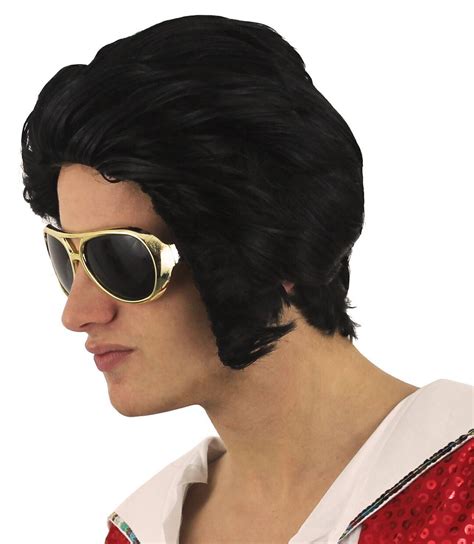 Mens Elvis Quiff Wig 1950s Rock N Roll Fancy Dress Costume - Etsy