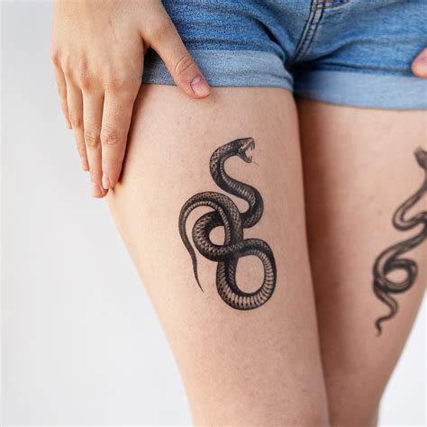 Serpent Tattoo - Realistic Temporary Tattoos | Tattoo Icon – TattooIcon