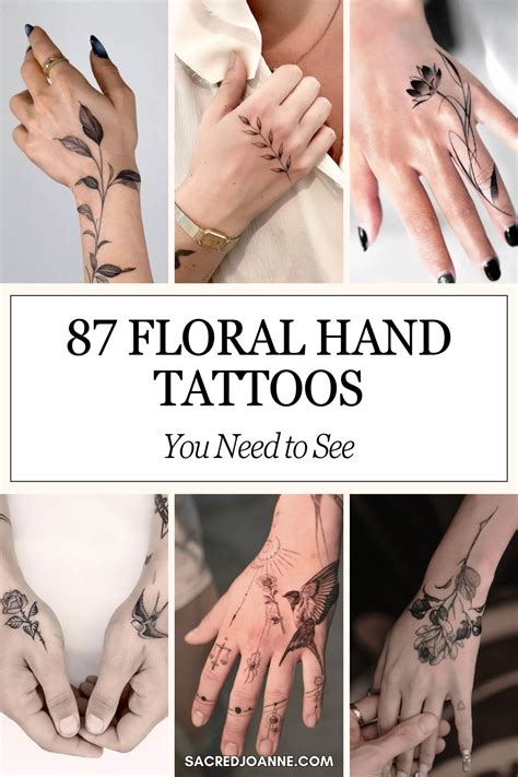floral finger tattoo artofit