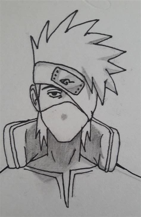 Kakashi Hatake drawing. : r/Naruto