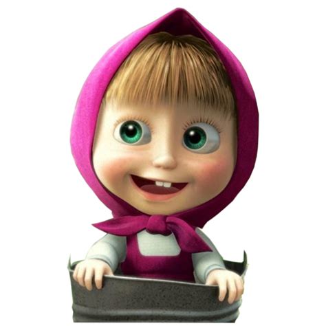 Masha and the Bear PNG transparent image download, size: 1875x1875px