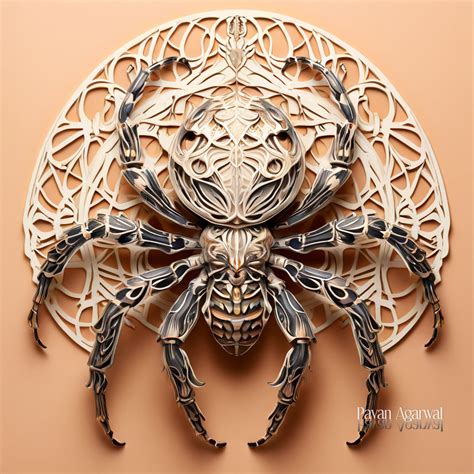 sculptures metal spider  ft metal pavan agarwal