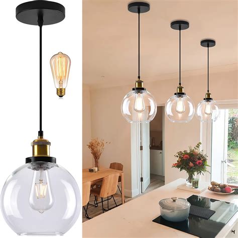 Traditional Clear Glass Pendant Lights Firstlight Comet Traditional