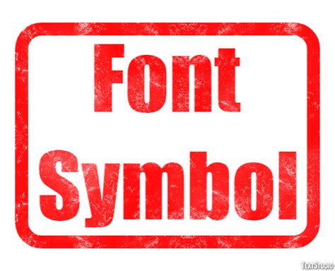 Font Symbol Text Effect and Logo Design Font