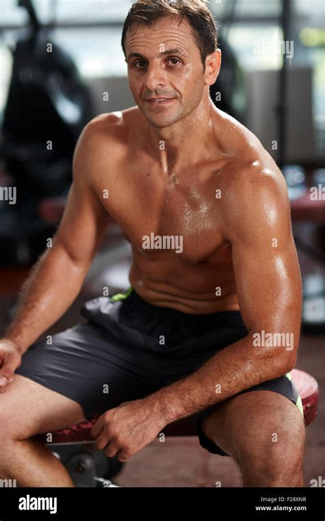 sweaty guy working