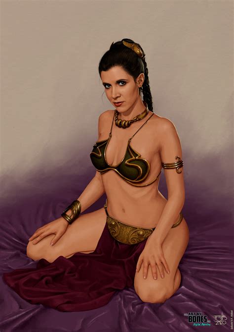 Slave leia by ArtbyBones on DeviantArt